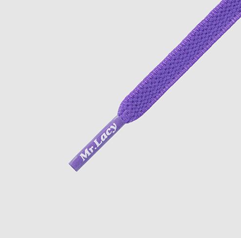 90  Flexies Violet- זוג שרוכים אלסטיים בצבע סגול