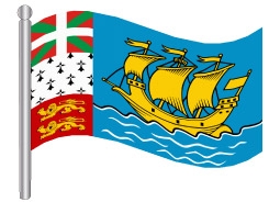 דגלון סיינט פייר -  Saint Pierre flag