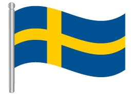 דגלון שבדיה - Sweden flag