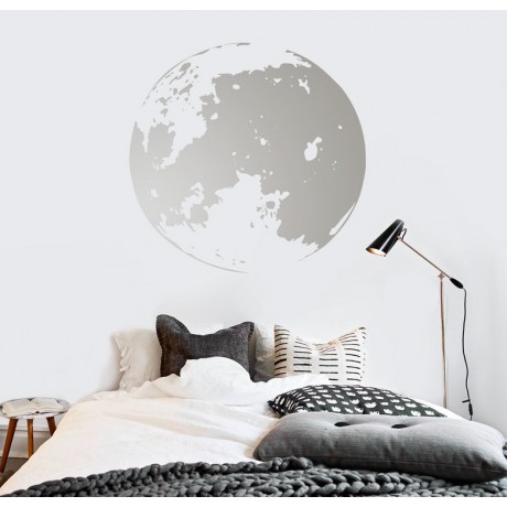 מדבקת קיר - Full moon