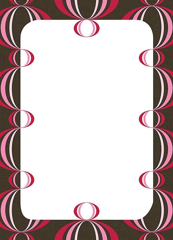 Loopy: red/pink