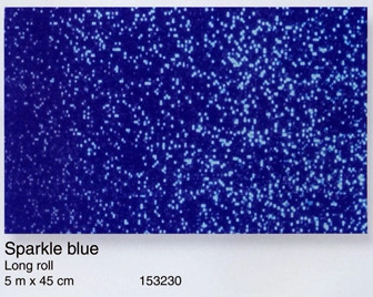 טפט להדבקה עצמית - Sparkle blue - נצנצים כחול