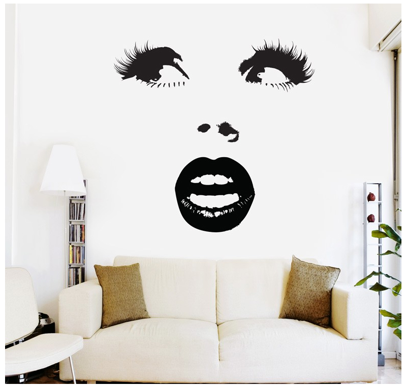 מדבקת קיר - וואו!