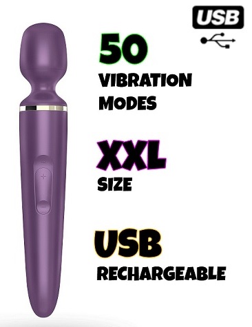 מסאגר Wand-er Woman איכותי ונטען מבית Satisfyer