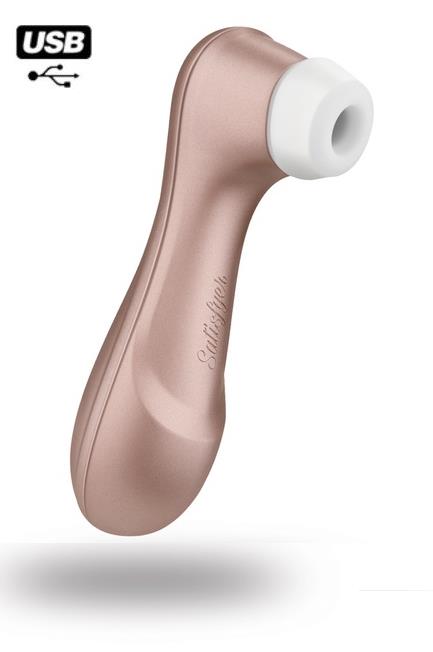 ויברטור יניקה נטען ומקצועי סטיספייר דגם 2 לגירוי חיצוני - Satisfyer Pro 2