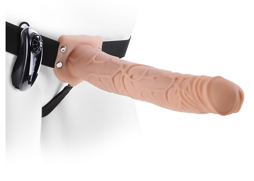 תותב חלול רוטט וארוך במיוחד - 30 סנטימטר