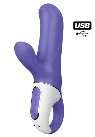 ויברטור נטען ארנב הקסם מסיליקון רפואי מבית Satisfyer Vibes