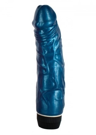 ויברטור סיליקון כחול הרוטט במהירות משתנה