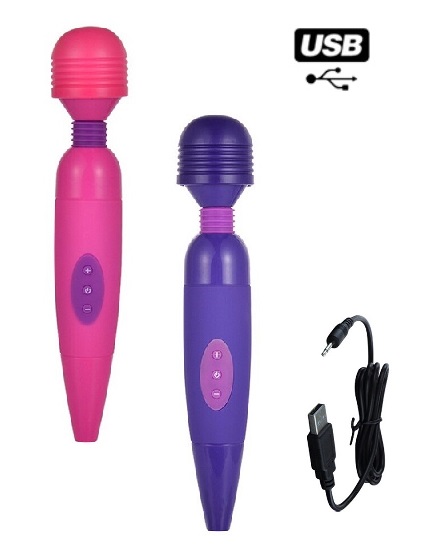 מסאגר סטיק נטען הרוטט ב-10 מהירויות ונחשולים
