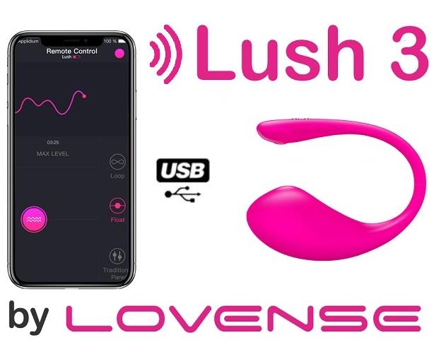 ביצת הרטט החדשה והמשופרת Lush 3 נטענת ונשלטת באפליקציה כמו בסרטונים