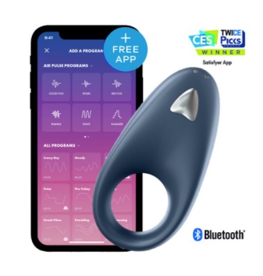 טבעת רטט זוגית מופעלת באפליקציה - Satisfyer Powerful One APP