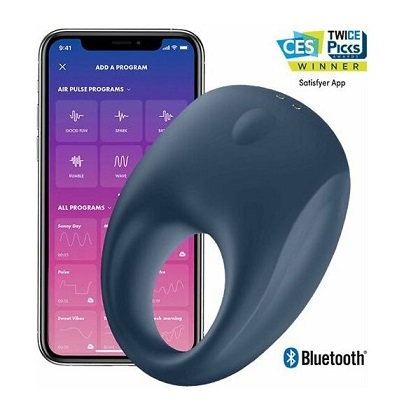 טבעת רטט זוגית מופעלת באפליקציה - Satisfyer Strong One APP