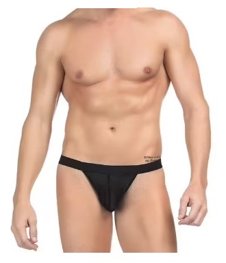תחתון חוטיני רשת שחורה