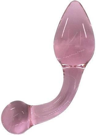 בט פלג מעוגל מזכוכית עם כדור בצידו השני 