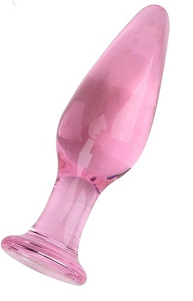 בט פלאג בינוני וארוך מזכוכית ורודה