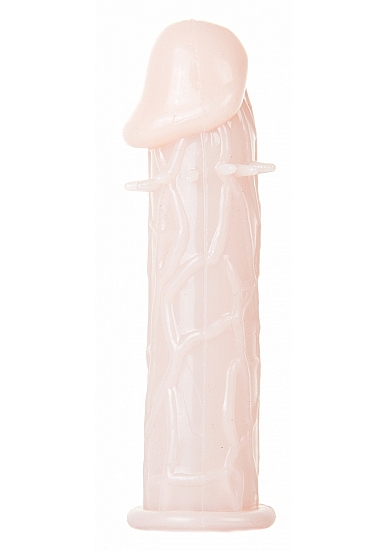 הלבשה סיליקון דמוי איבר עם בליטות קטנות ולחיכוך