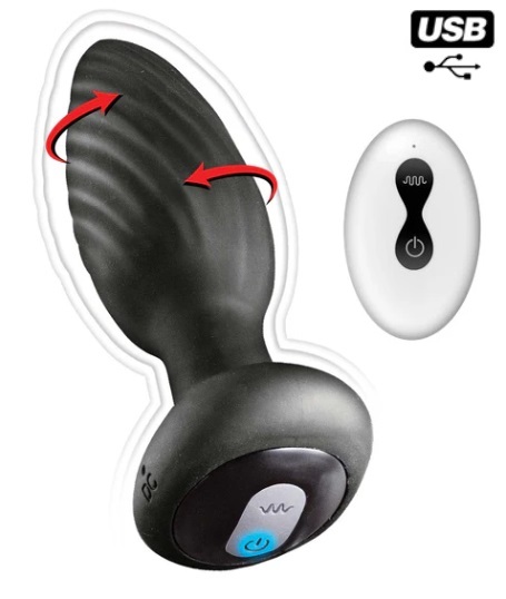 בט פלג מסתובב רוטט ונטען עם שלט רחוק ואלחוטי