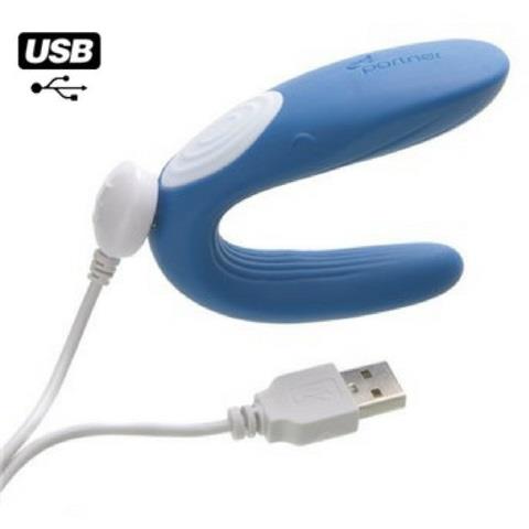 ויברטור זוגי לוויתן רוטט משופר ונטען - Partner Whale