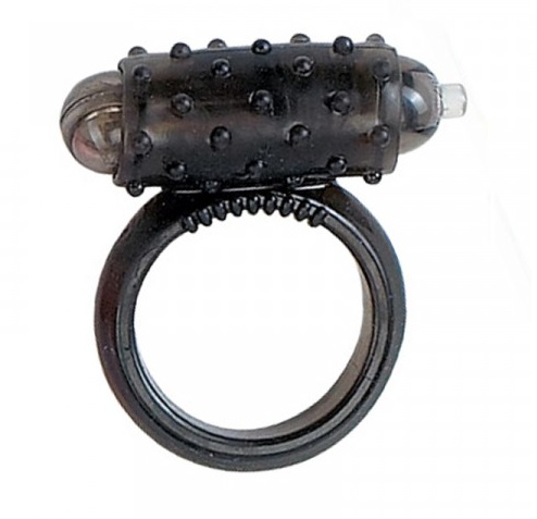 טבעת רטט סיליקונית זוגית ושחורה 