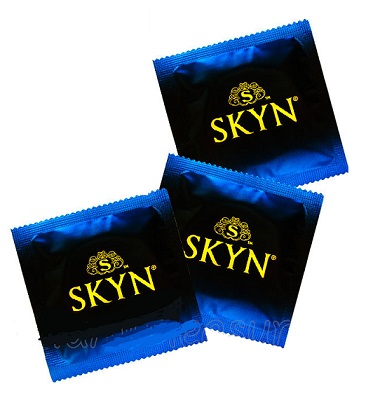 8 קונדומים לייף סטייל משומנים - קונדומים ללא לטקס - LifeStyles SKYN Extra Lubricated