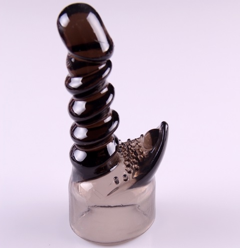 כובע סיליקון המתלבש על מסאגר חשמלי AV