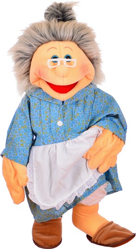 בובת סבתא LIVING PUPPETS 65 סמ W501