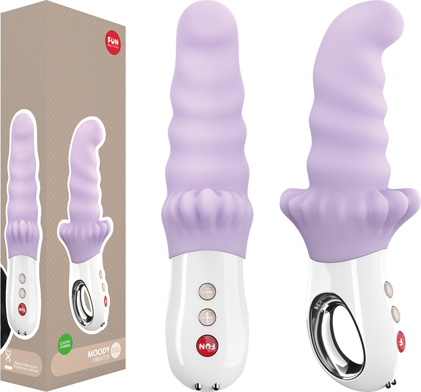 ויברטור סיליקון נטען   MOODY  FUN FACTORY