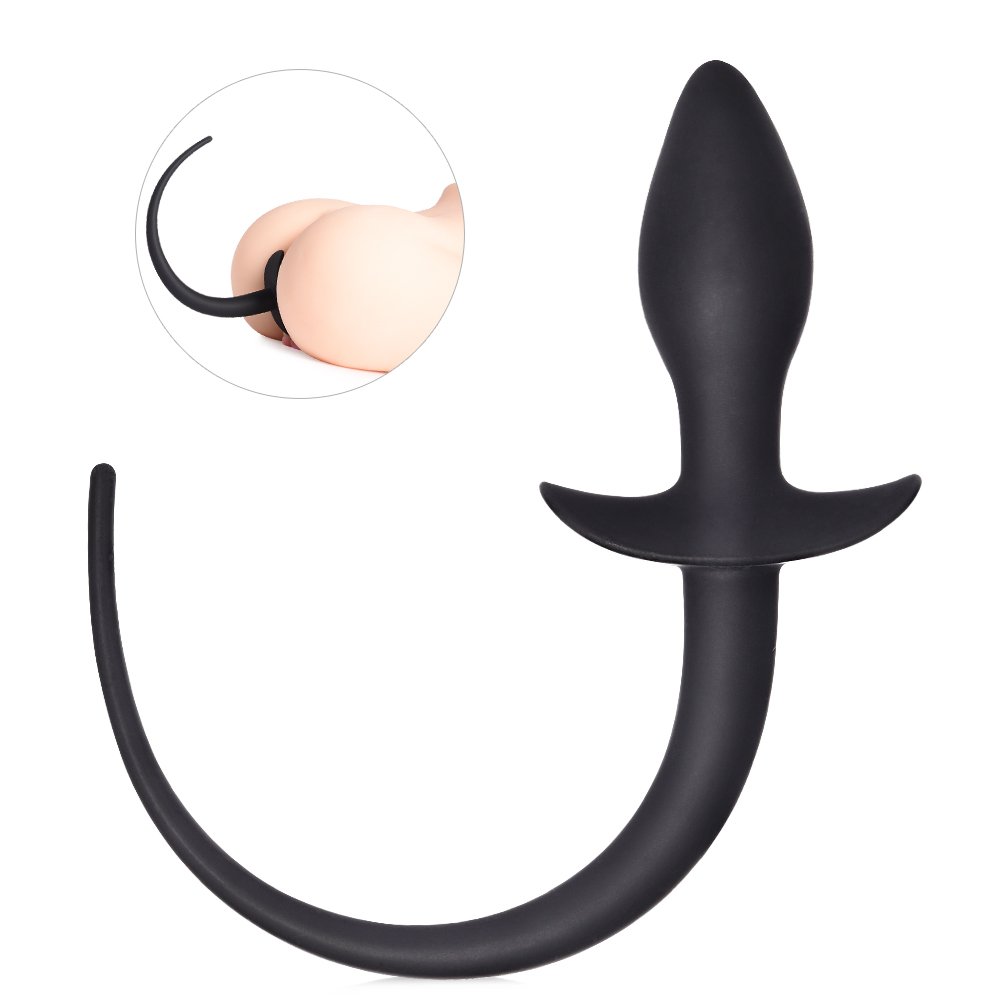 פלאג סיליקון אנאלי עם זנב כלב