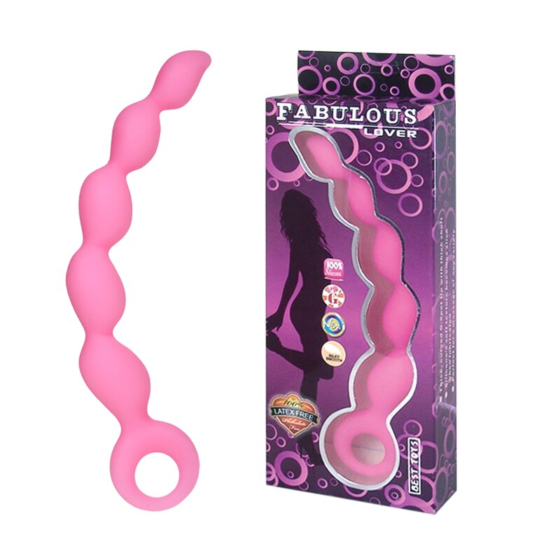 מוט חרוזים אנאלי מסיליקון