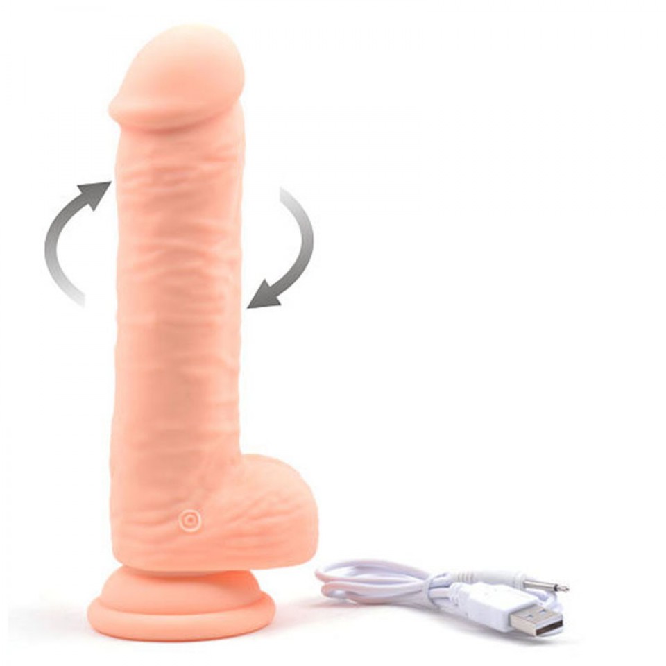 ויברטור סיליקון מסתובב ורוטט