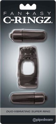 טבעת רטט זוגית כפולה עם 2 מנועים pipedream