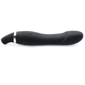 ויברטור סיליקון נטען עם מנוע יניקה