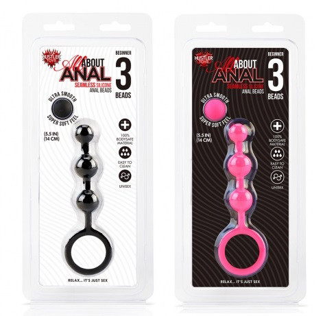 חרוזים אנאליים מסיליקון למתחילים UNISEX