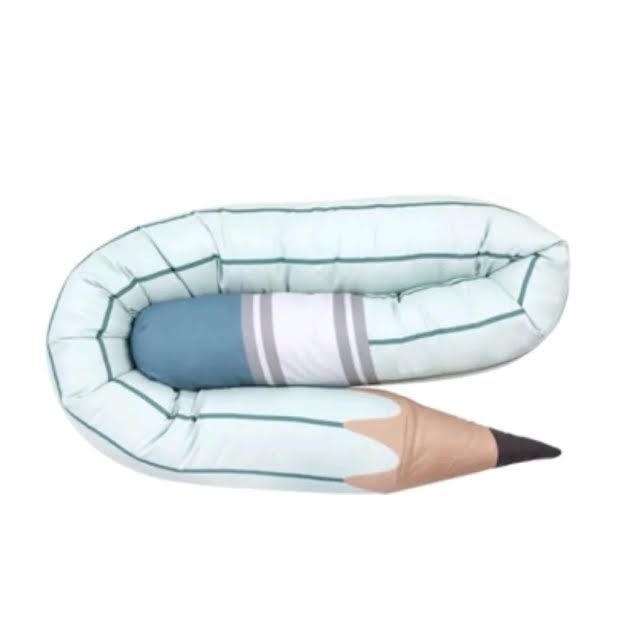 כרית נחשוש לתינוק דגם עיפרון 