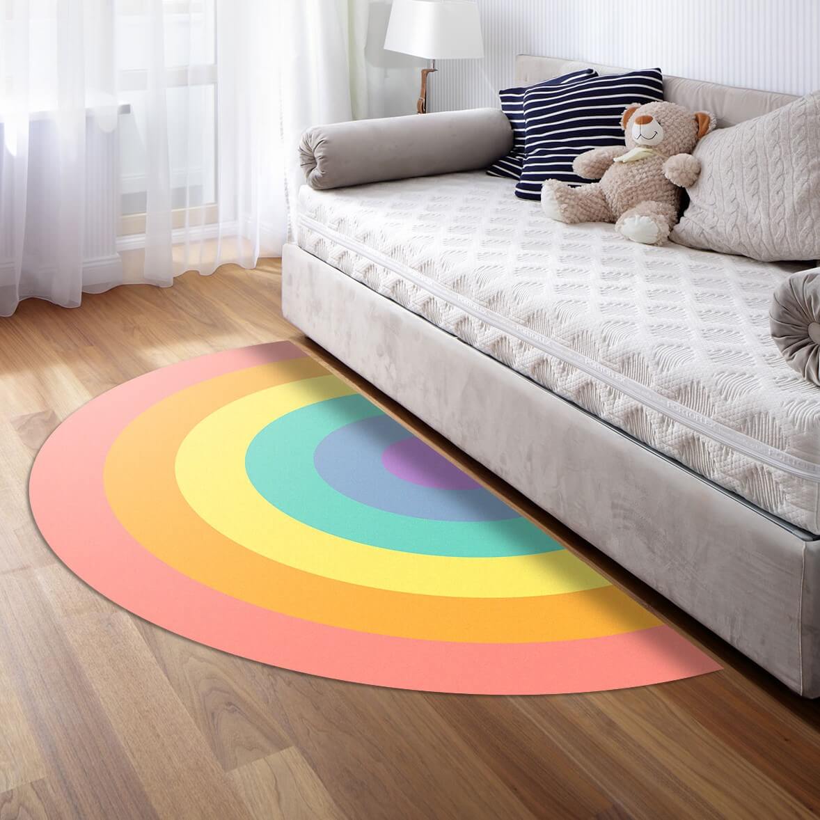 שטיח לחדר ילדים צבעי הקשת 