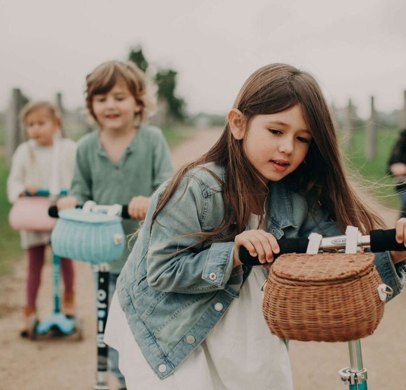 תיק קש לילדות תיק צארי מנטה