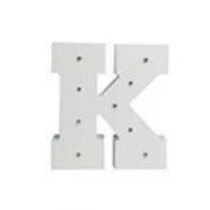 אות מאירה באנגלית אות K