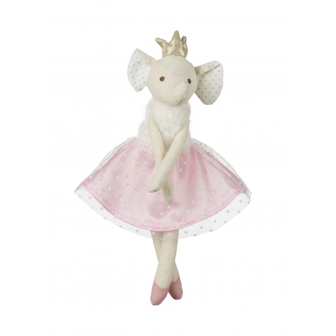 בובת בד רקדנית פיל בלרינה