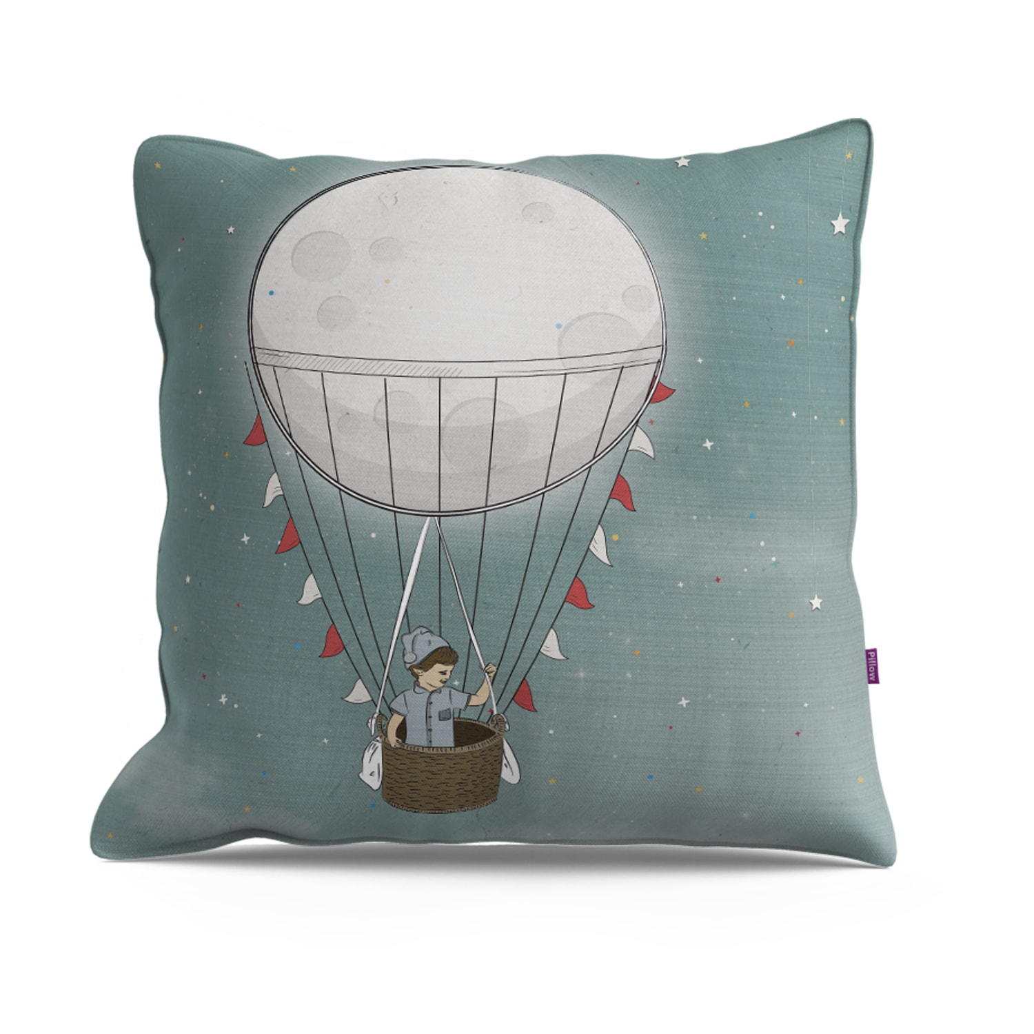 כרית נוי דגם כדור פורח