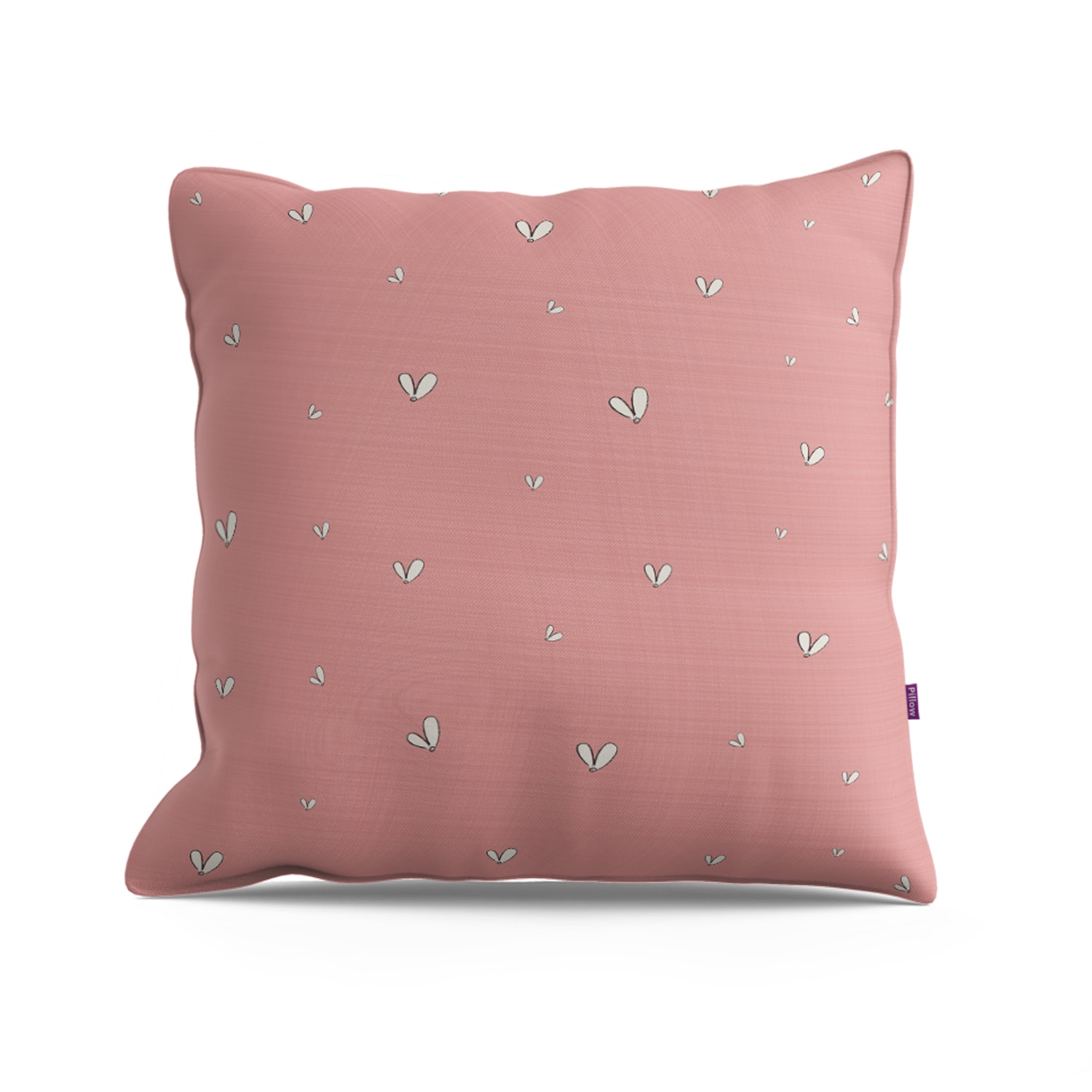 כרית נוי לחדר ילדים ורודה