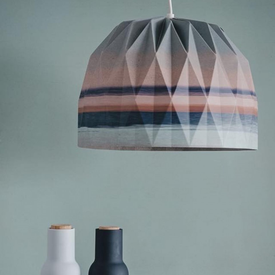 אהיל תיקרה אוריגמי דגם אלוה ים 