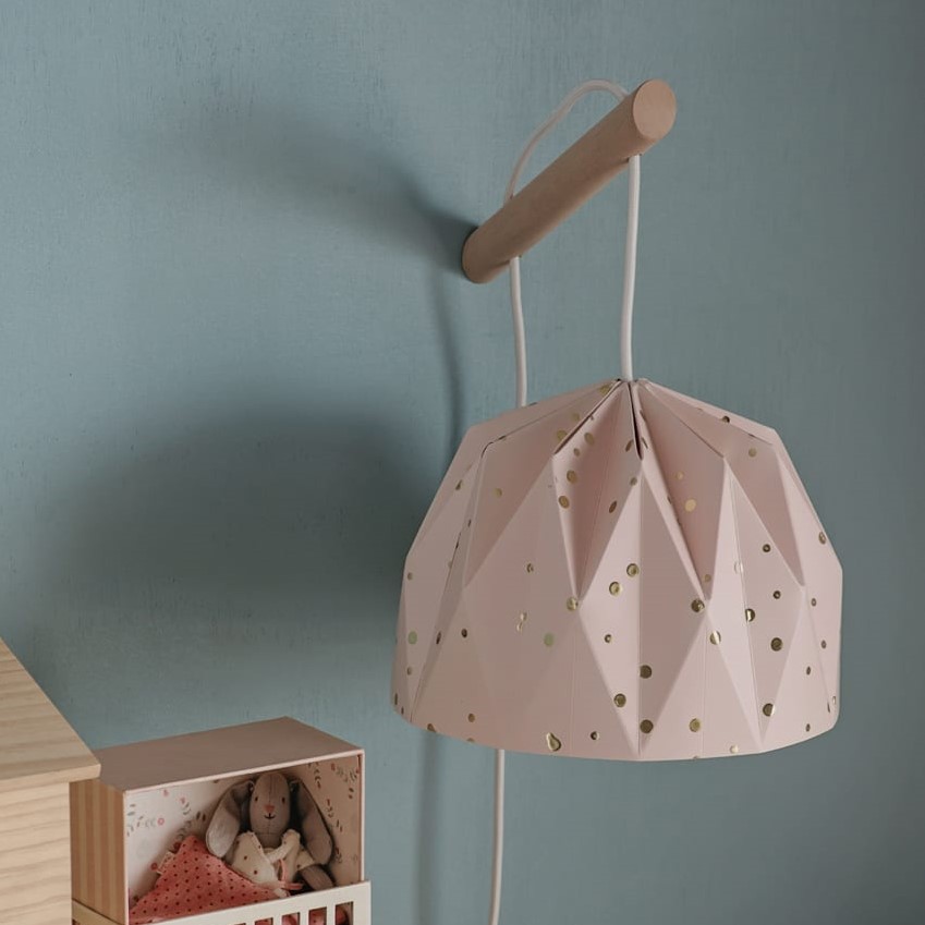 מנורת לילה לקריאה גוון פודרה קונפטי