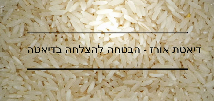 דיאטה אורז-הבטחה להצלחת דיאטה דיאטה אורז-הבטחה להצלחת דיאטה