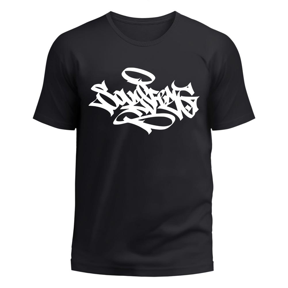 Soulsfeng Graffiti Text Tee Shirt