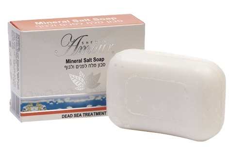 סבון מלח לפנים ולגוף שמן המור ים המלח