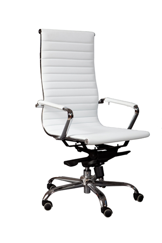 כיסא מנהלים לבן מעוצב  דגם טנריף 