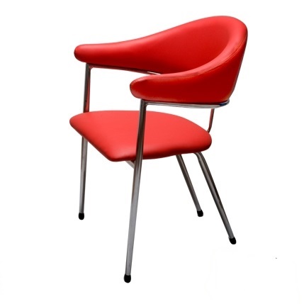 כסא אורח אדום מעוצב דגם טנגו 