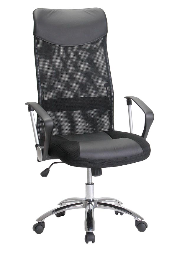 כסא מנהלים ארגונמי גב רשת  משענת גבוהה דגם טוסון 