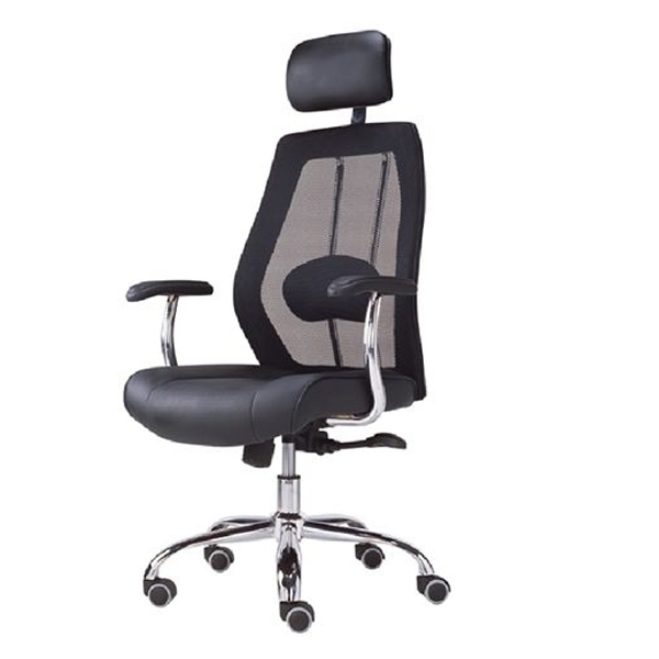 כסא מנהלים גב רשת ארגונמי עם תמיכה אורטופדית דגם פלמינגו