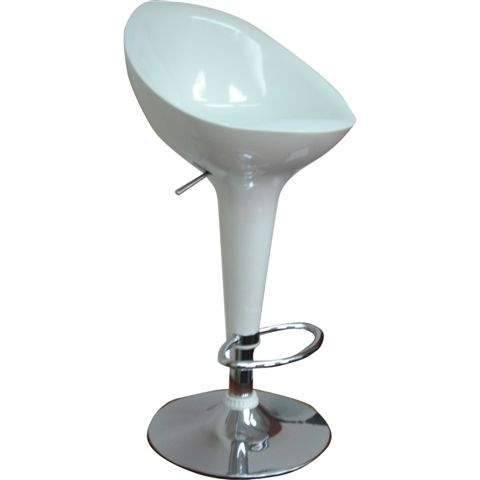 כסא בר מפלסטיק קשיח  למטבחים ומשרדים , משענת  גב 